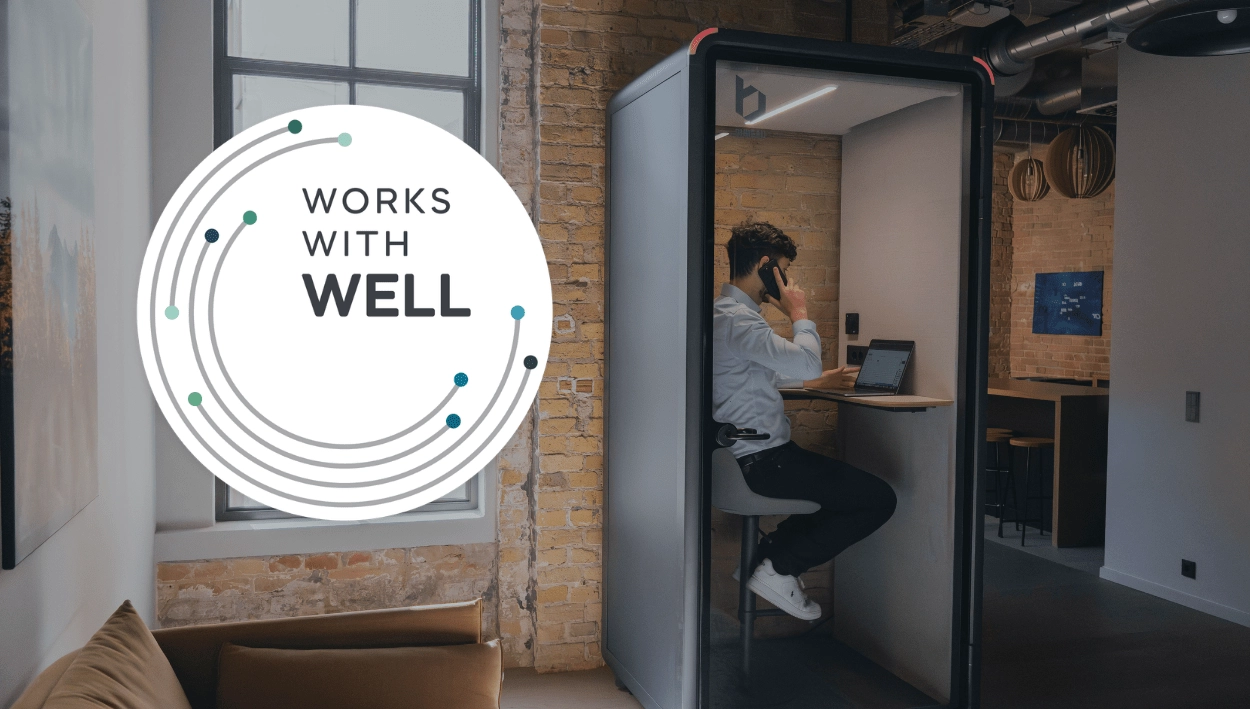 Featured Image from A New Global Standard: Bureau is the First Soundproof Booth Company to Earn ‘Works with WELL’