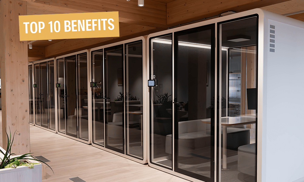 Featured Image from Top 10 Benefits of Using Soundproof Office Pods in Your Workplace