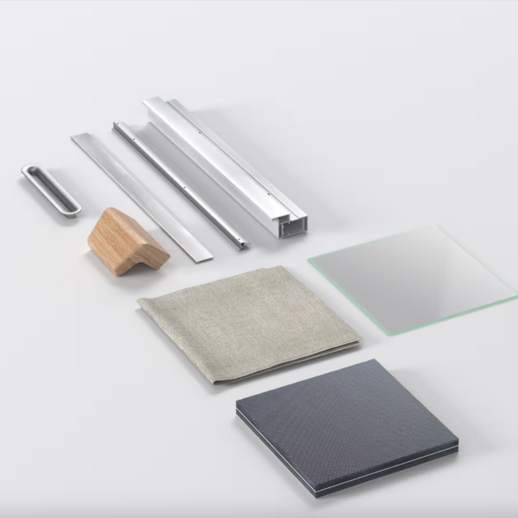 Modular booth components