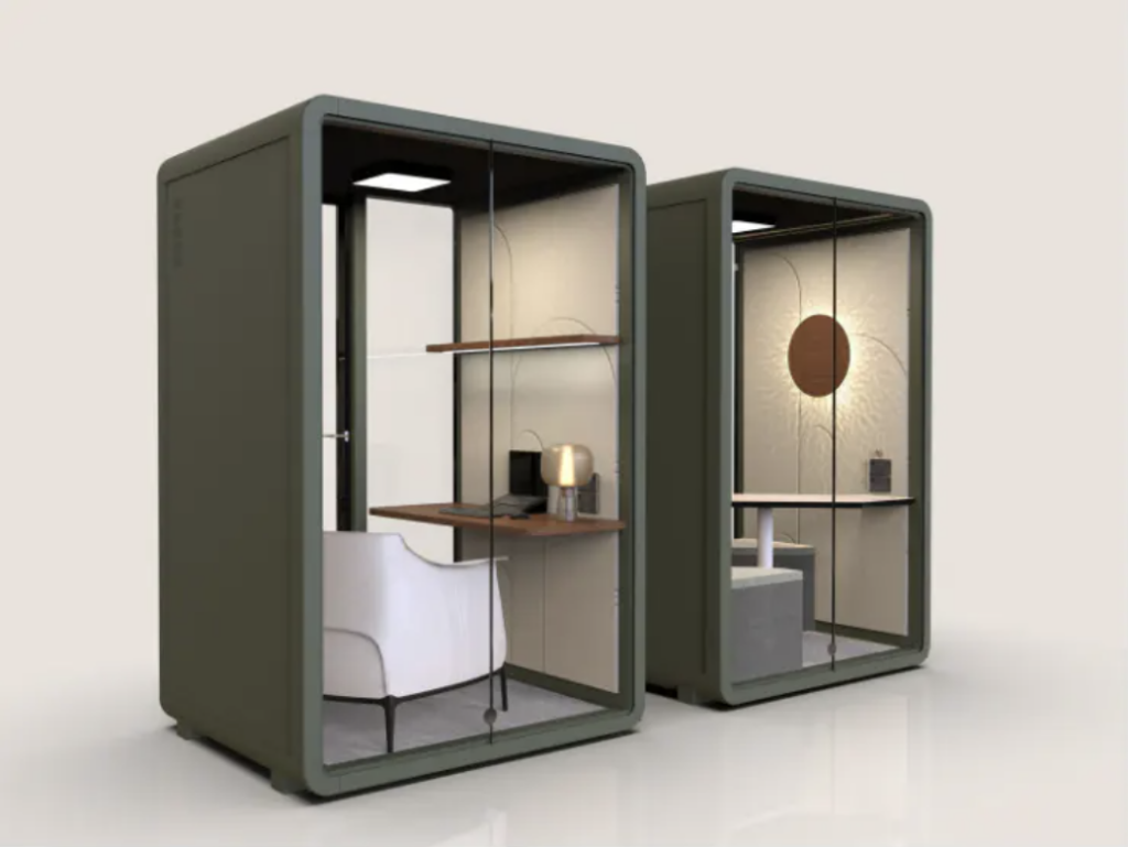 Bureau booth render