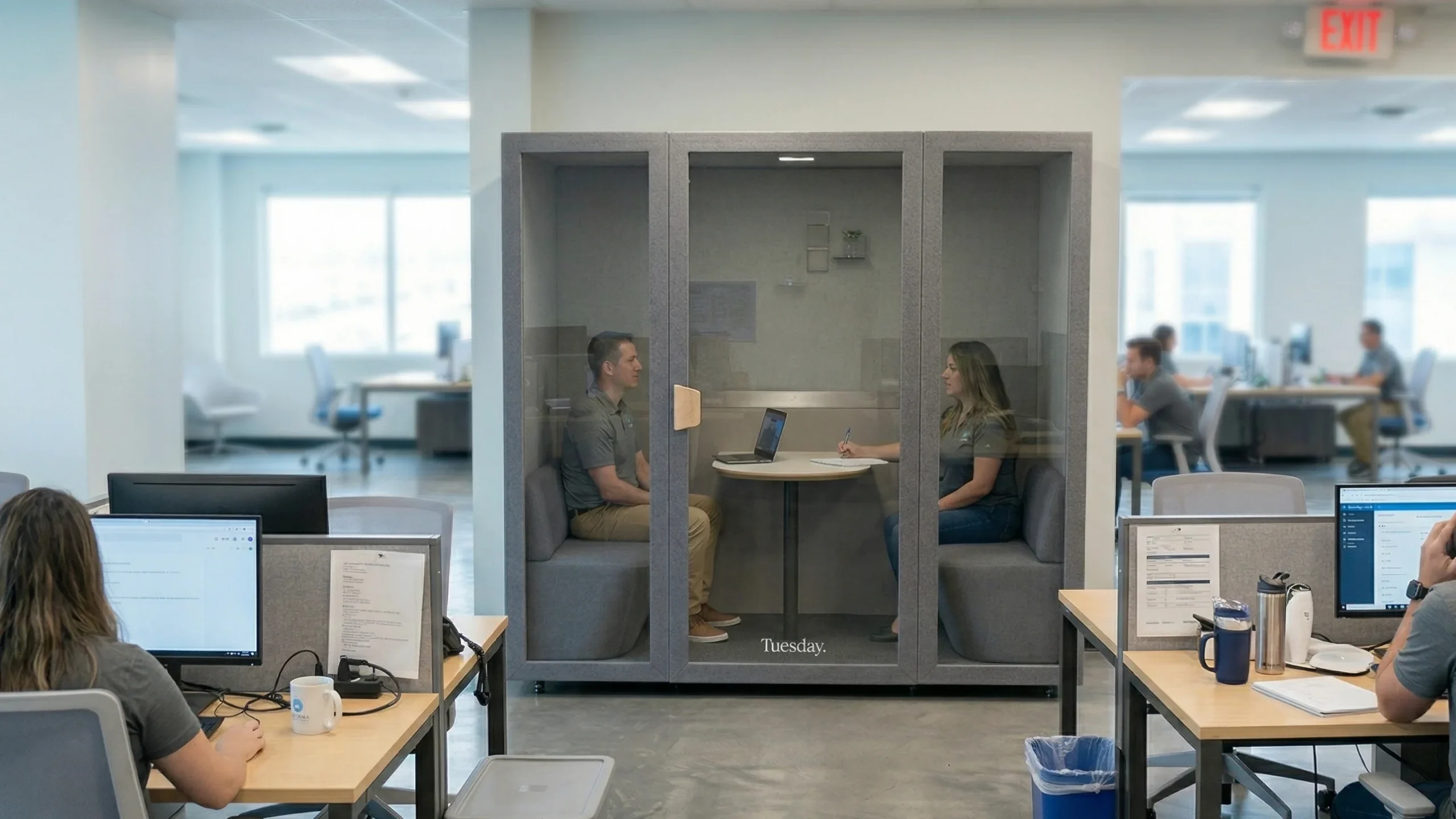 Featured Image from Maximizing Every Square Foot: How Carvana Transformed Dead Space into a High-Functioning Privacy Pod