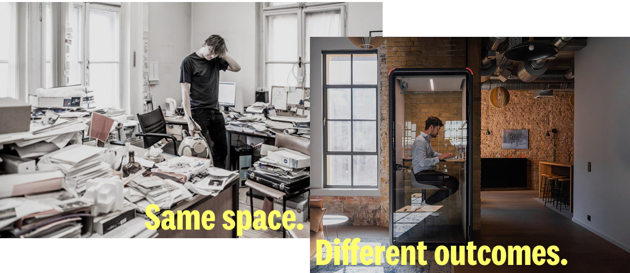 Same Space, different outcomes comparison
