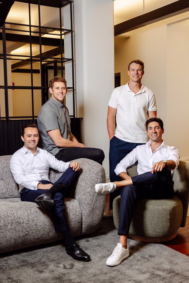 Bureau's four founders: Reuben Zuidhof, Tyson Gundersen, Scot Sustad and Adam Morgan